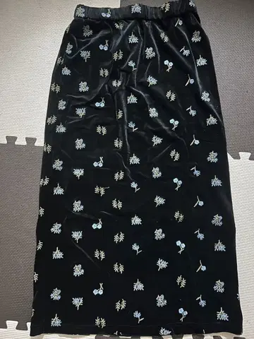 차오패닉 티피 꽃무늬 자수 롱 스커트