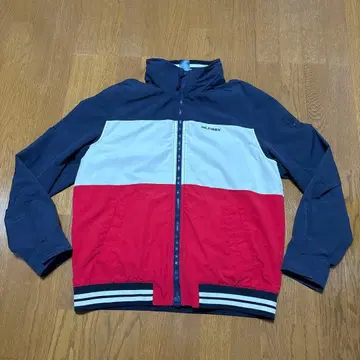 HILFIGER 나일론 자켓 네이비/화이트/레드