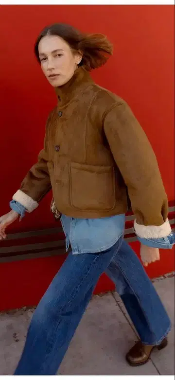 리버서블 더블 페이스 자켓 ZARA M 사이즈