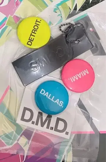 프로메아전 오리지널 캔뱃지 & 가죽 택 세트