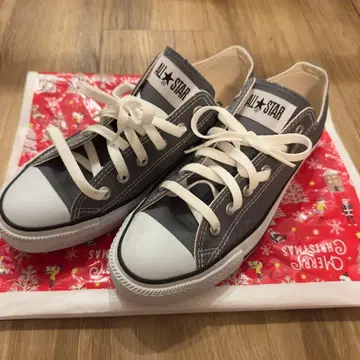 컨버스 올스타 그레이 로우컷 스니커즈