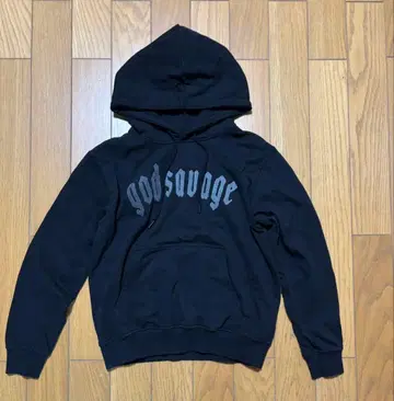 god savage 블랙 후드티와 팬츠 셋업