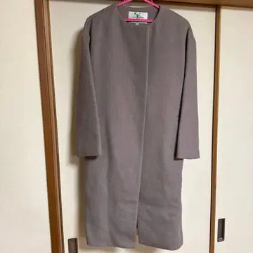 NATURAL BEAUTY BASIC 롱 코트 모카 그레이 베이지