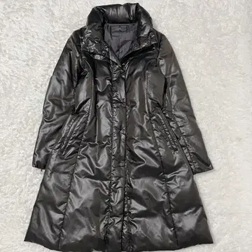 새상품급 Leilian 레리안 다운 코트 벨트 포함 9호 브라운