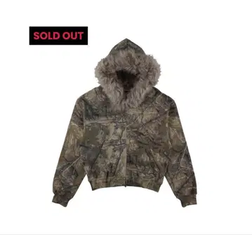 9/S PROJECT FUR ZIP HOODIE - REALTREE