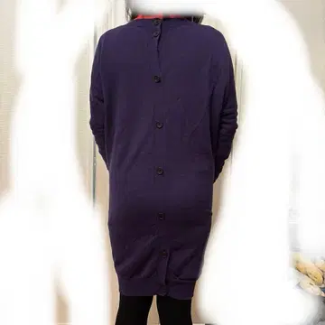 보라색 니트 원피스 모 100