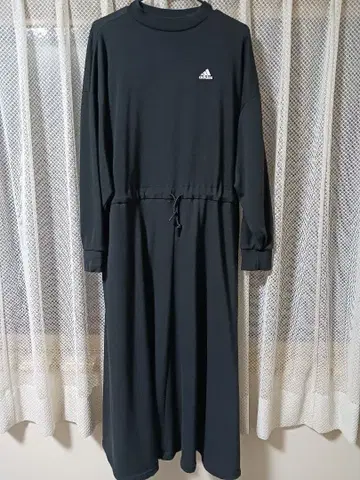 adidas 블랙 롱 원피스