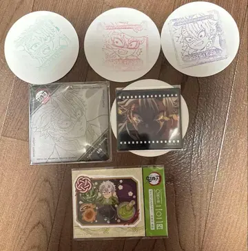 귀멸의 칼날 코스터 즐거운 복권 필름풍 클리어 카드 시나즈가와 사네미