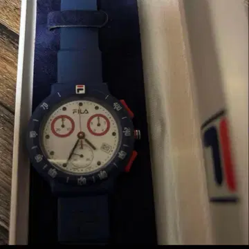 FILA 스포츠 타입 네이비 아날로그 시계