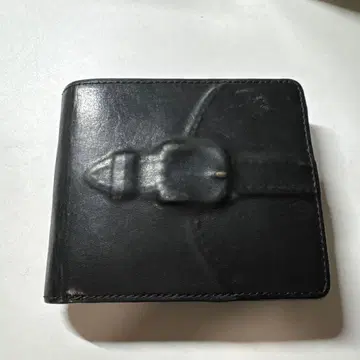 블랙 이단 접이식 지갑