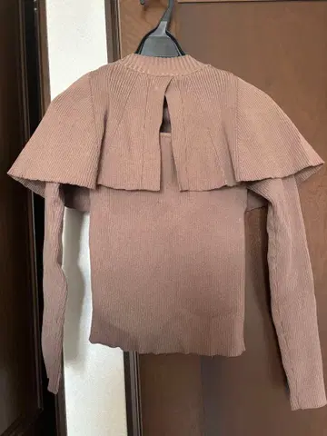 SNIDEL Sustaina2way 케이프 니트 풀오버