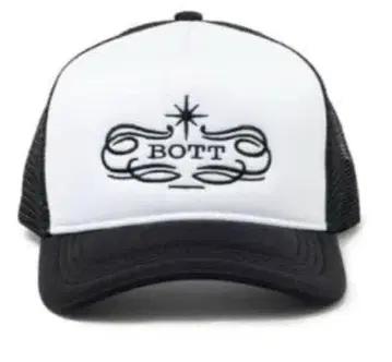 BoTT Luxe 로고 메쉬백 5패널 캡