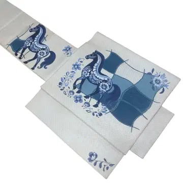 유럽풍 보타니컬 x 말아 감기만 하면 되는 오비 꼬리 디자인 있음 1점