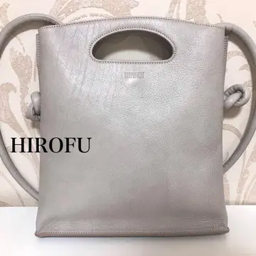 [컨디션 최상] 히로후 코다 라이트 그레이 숄더백 핸드백