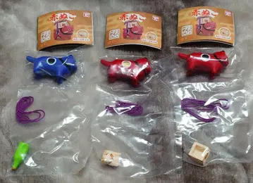 가챠 빨간 고양이 3종 세트