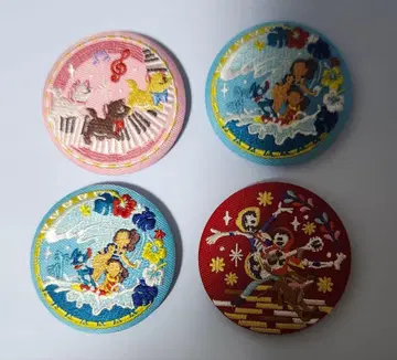 3종 세트 디즈니 자수 캔뱃지 2 Characters