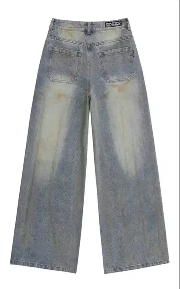 Odd Stueio 오일 워시드 와이드 데님 팬츠