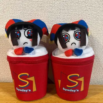 어메이징 디지털 서커스 봉제 인형 파우치 포미 2종 세트