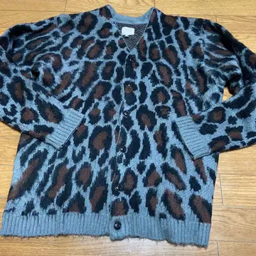 Penney's 레오파드 무늬 가디건 M 빅