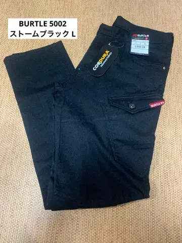 BURTLE 5002 카고 팬츠 L 스톰 블랙