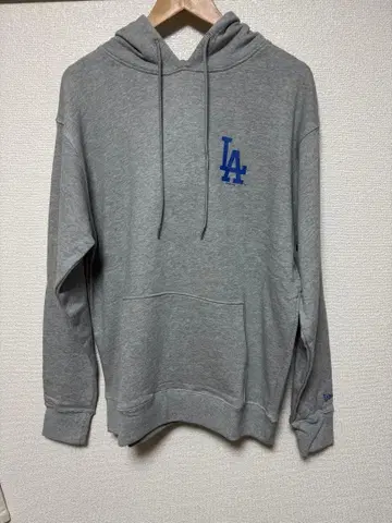 New Era 로스앤젤레스 다저스 후드티 그레이