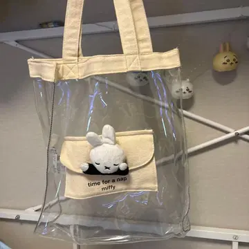 [ 미피 x 올리브 데 올리브 ] 클리어 토트백