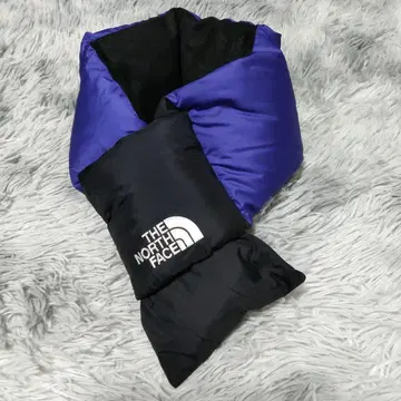 THE NORTH FACE 볼륨 다운 스카프 블랙 보라색