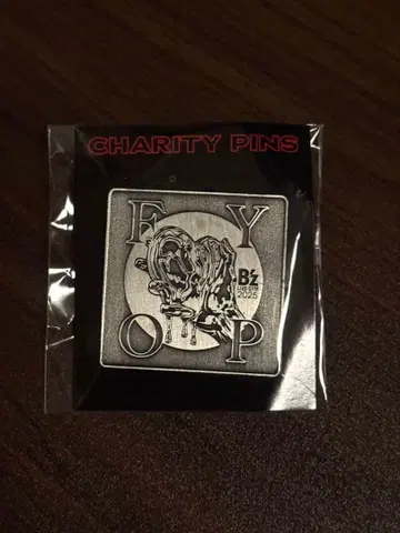 B'z FYOP 차리티 핀 배지