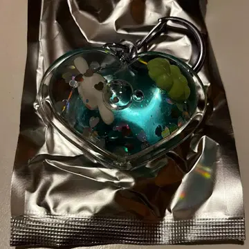 산리오 시나몬 시나모롤 한국 클로버 하트 키링