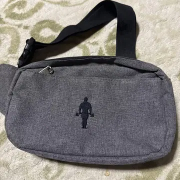 그레이 바디백 웨스트 파우치