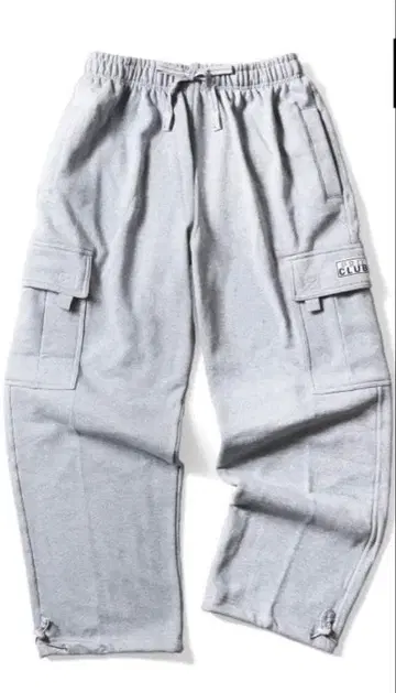 PRO CLUB 맨투맨 카고 팬츠 그레이 XL