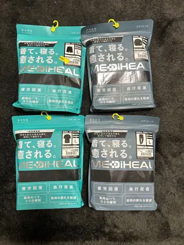 MEDIHEAL 룸웨어 L 사이즈 4개 세트 워크맨