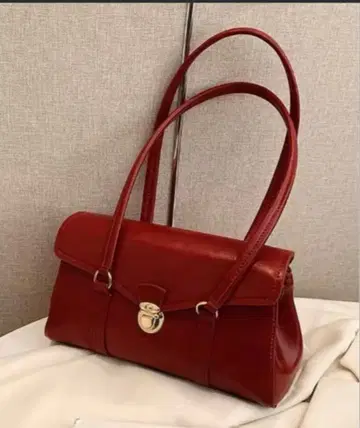 숄더백 보르도 레드