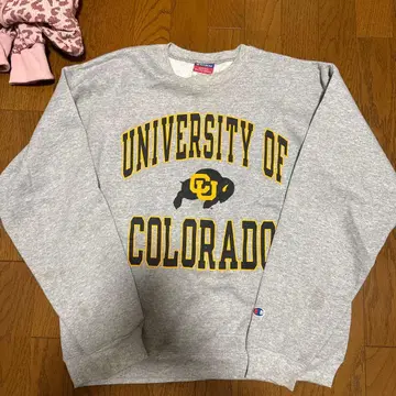 챔피온 칼리지 맨투맨 M 콜로라도 대학 3단 아치