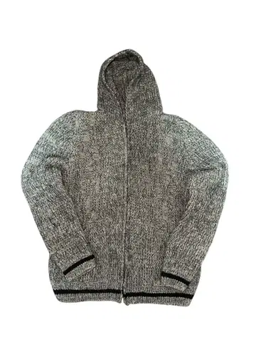 아메카지 니트 후드티