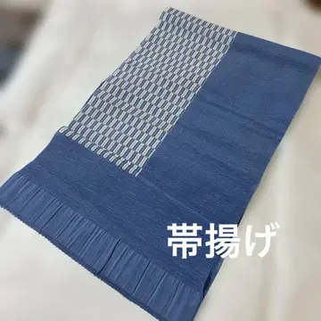 일본 정통 의상 소품 오비 장식 천 야화 패턴 미사용