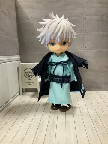 오비츠11 기모노 세트 겉옷 스카이블루 네이비