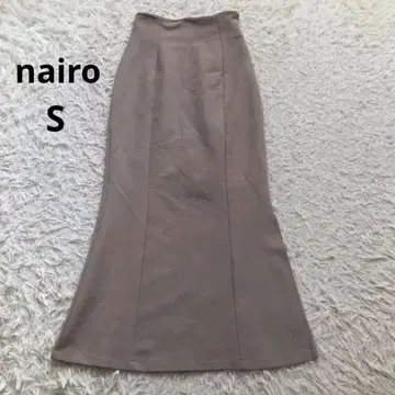 스테디셀러 nairo 나이로 머메이드 스커트 하이웨스트 베이지 S 사이즈