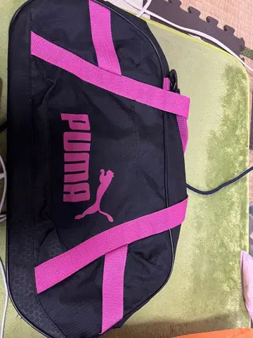 PUMA 보스턴 백 블랙/핑크