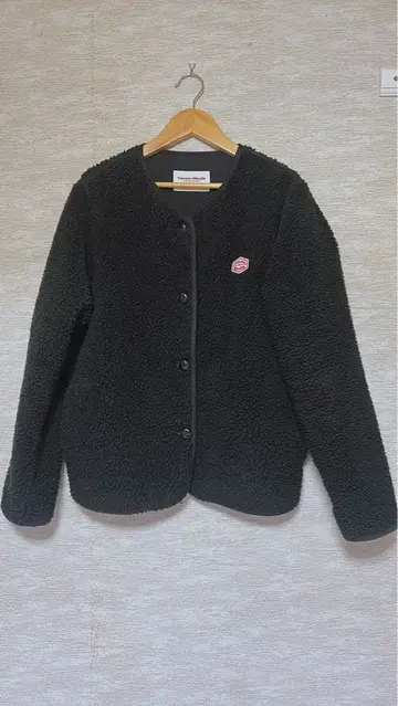 블랙 플리스 자켓 사이즈 36