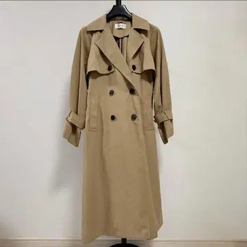 [ 새상품급 ] FRAY I.D 오버 트렌치코트 베이지 0 사이즈