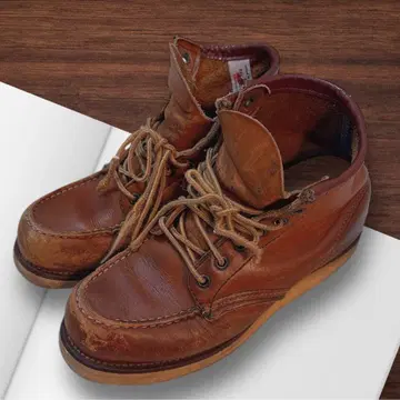 레드윙 브라운 가죽 워크 부츠