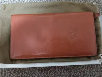 가죽 장지갑 브라운 8카드 포켓