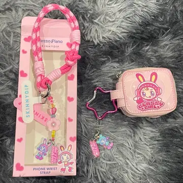 [새상품급] SKINNYDIP 메조 피아노 이어폰 케이스 리스트 스트랩