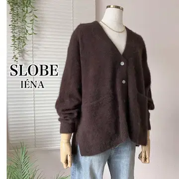 [ 2024AW ] SLOBE IENA 폭스 울 캐시미어 가디건