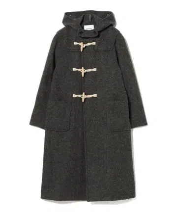 BEAMS BOY 모사 롱 더플 코트 25FW 그레이