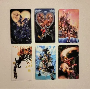 킹덤하츠 스티커 6장 KINGDOM HEARTS