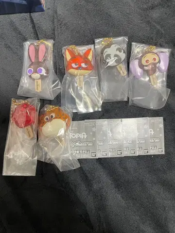 주토피아 가챠가챠 아이스캔디 참 컴플리트