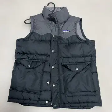 patagonia 다운 베스트 XS 블랙/그레이