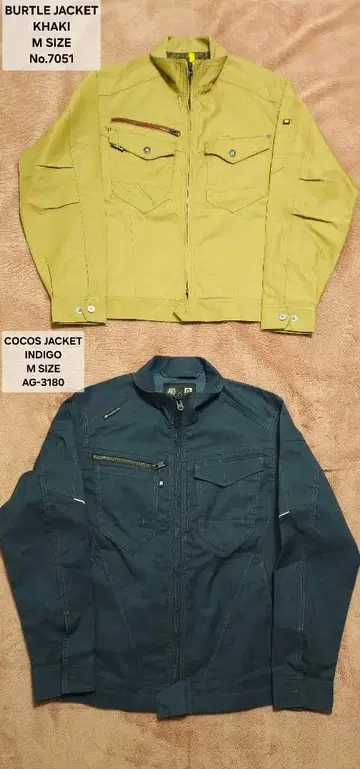 BURTLE & COCOS M 사이즈 자켓과 셔츠 합계 4장